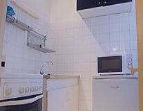 indoor, sink, wall, bathroom, countertop, home appliance, cabinetry, plumbing fixture, tap